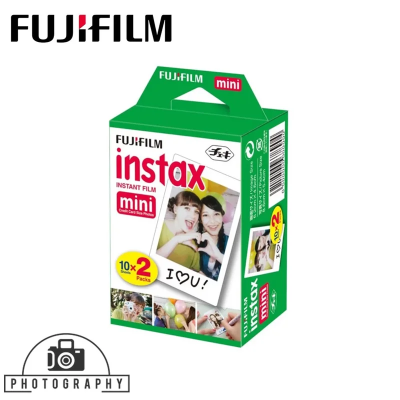 ภาพหน้าปกสินค้าFlm instax mini Polaroid ฟิล์มโพราลอยด์ ขอบขาว