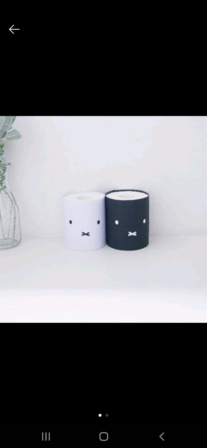 ที่ห่อกระดาษชำระ Miffy toilet paper cover 2 ชิ้น จัดระเบียบ Lazada.co.th