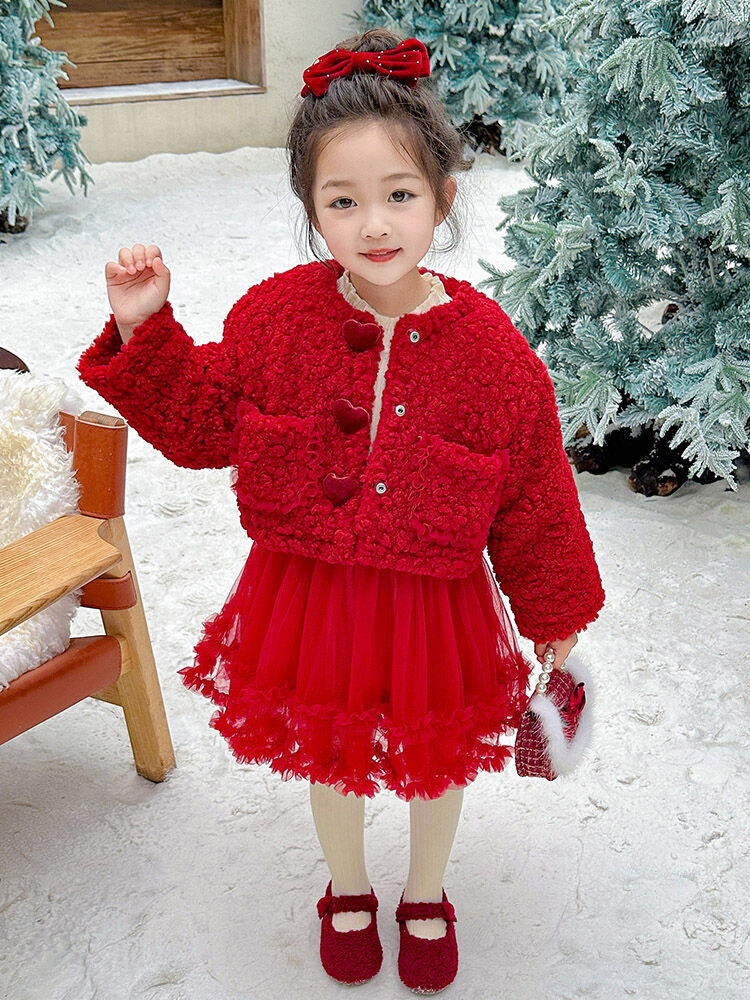 ชุดเดรสสีแดง next Name สำหรับเด็กผู้หญิง ชุดสองชิ้น ผ้าฝ้าย อบอุ่น สงกรานต์ ฤดูใบไม้ร่วง ฤดูหนาว ชุดเด็ก ชุดเด็ก ราคา  3,064 บาท*ส่งฟรี