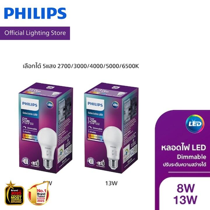 LEDBulb 8W E27 DS FR DIM 1CT/6 ID ราคา 319 บาท*ส่งฟรี