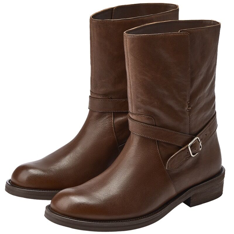 73hours | Vintage Western Boots for Women Short Brown ราคา 8,844 บาท*ส่งฟรี