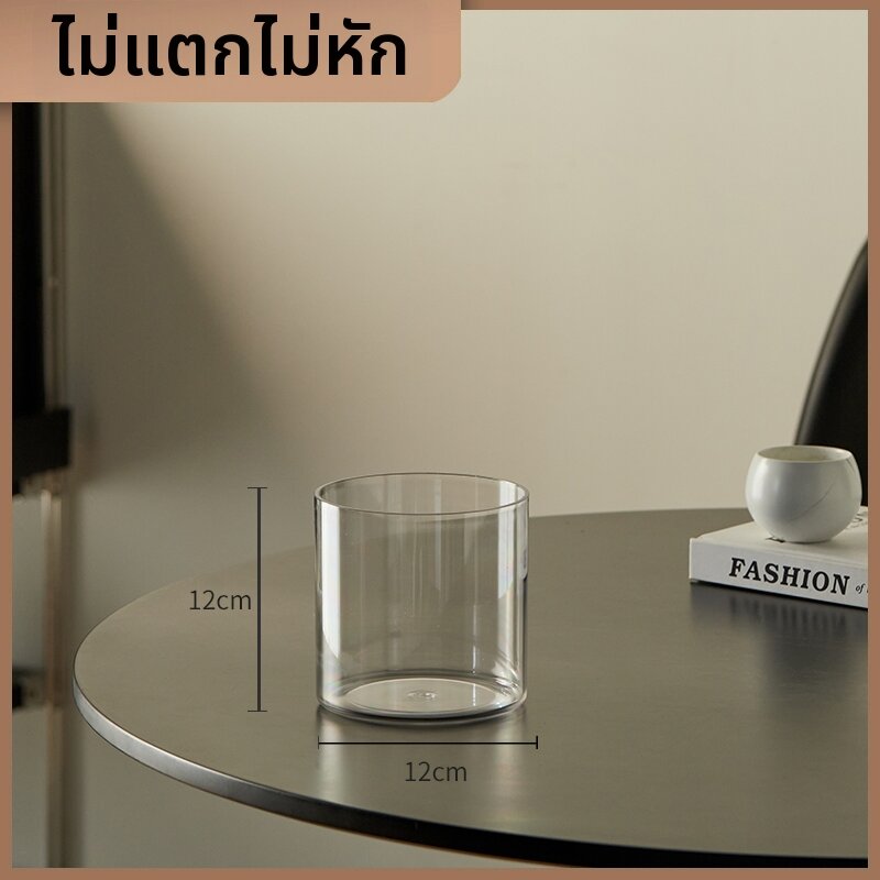 YIEN | แจกันกระบอกอะคริลิคสำหรับปลูกต้นไม้ในน้ำ