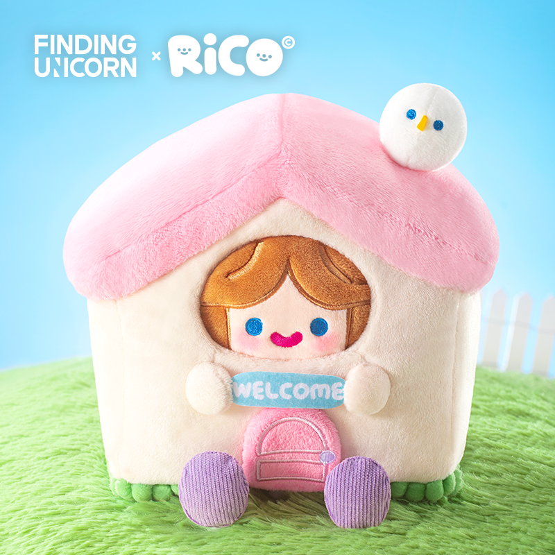 Finding Unicorn RiCO Happy Room Tour Plush Doll