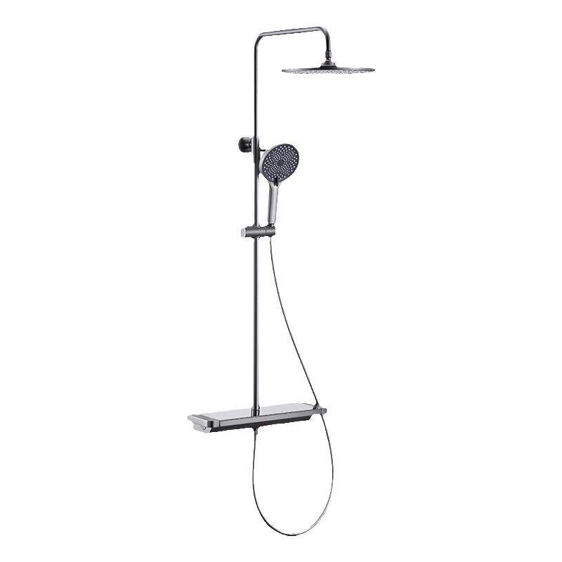 AZOS | Bath Shower Set with Large Storage Shelf for Home Use Temperature Control and Boosting ราคา 3,491 บาท*ส่งฟรี