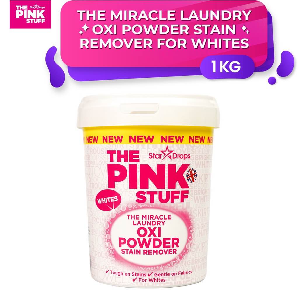 want your clothes to look new? Using The Pink Stuff The Miracle Oxi Po, The  Pink Stuff
