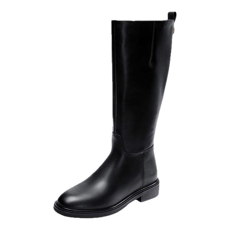 FAVMARTHA | Genuine Leather Insulated Soft Sole Knee-High Boots ราคา 8,534 บาท*ส่งฟรี