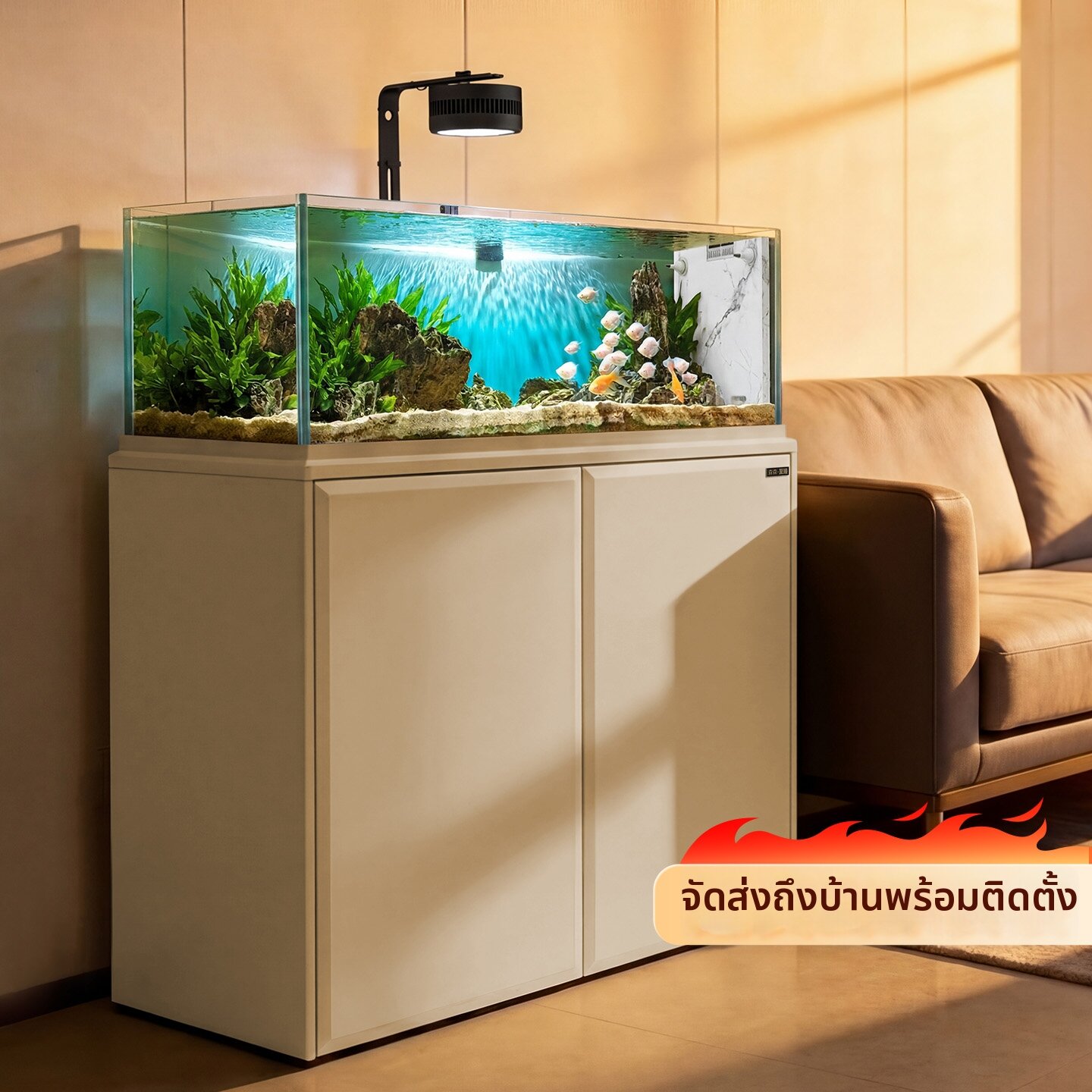 sunsun | Bottom Filter Ultra Clear Glass Aquadrium ราคา 30,793 บาท*ส่งฟรี