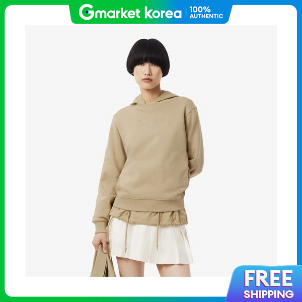 Lacoste | Sweatshirt Sf0343 55N02S Women's Signature Embossed Hooded Sweatshirt ราคา 6,201 บาท*ส่งฟรี