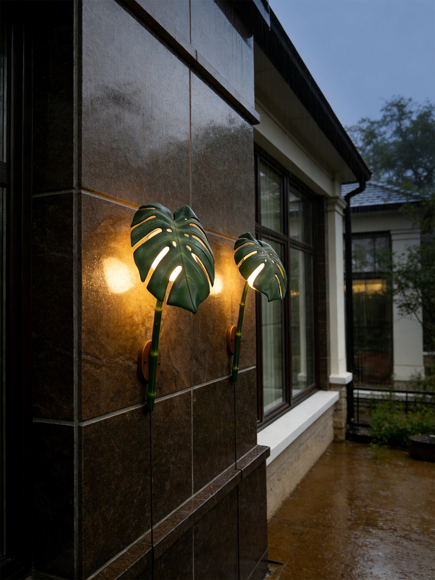 LISHIGUANG | Waterproof Leaf Shaped Wall Light ราคา 4,534 บาท*ส่งฟรี