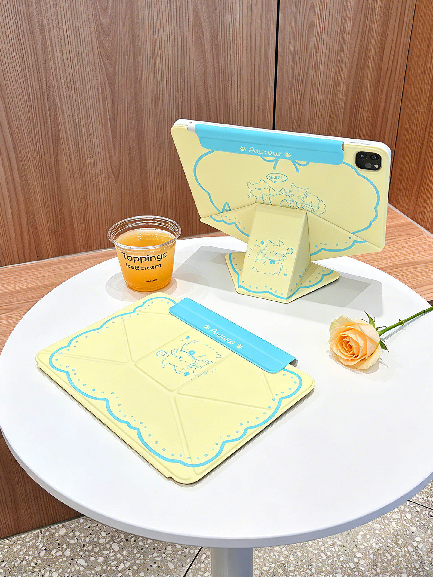 Zoyu(ZOYU) | Magnetic Riser Drop Protection iPad Cover With Pen Slot 11inch