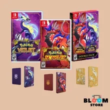 ภาพขนาดย่อของภาพหน้าปกสินค้า*ราคาพิเศษ* Nintendo Switch : Pokemon Violet / Pokemon Scarlet / Pokemon Scarlet & Violet Double Pack (US/Asia) จากร้าน BEE Game Shop บน Lazada ภาพที่ 1