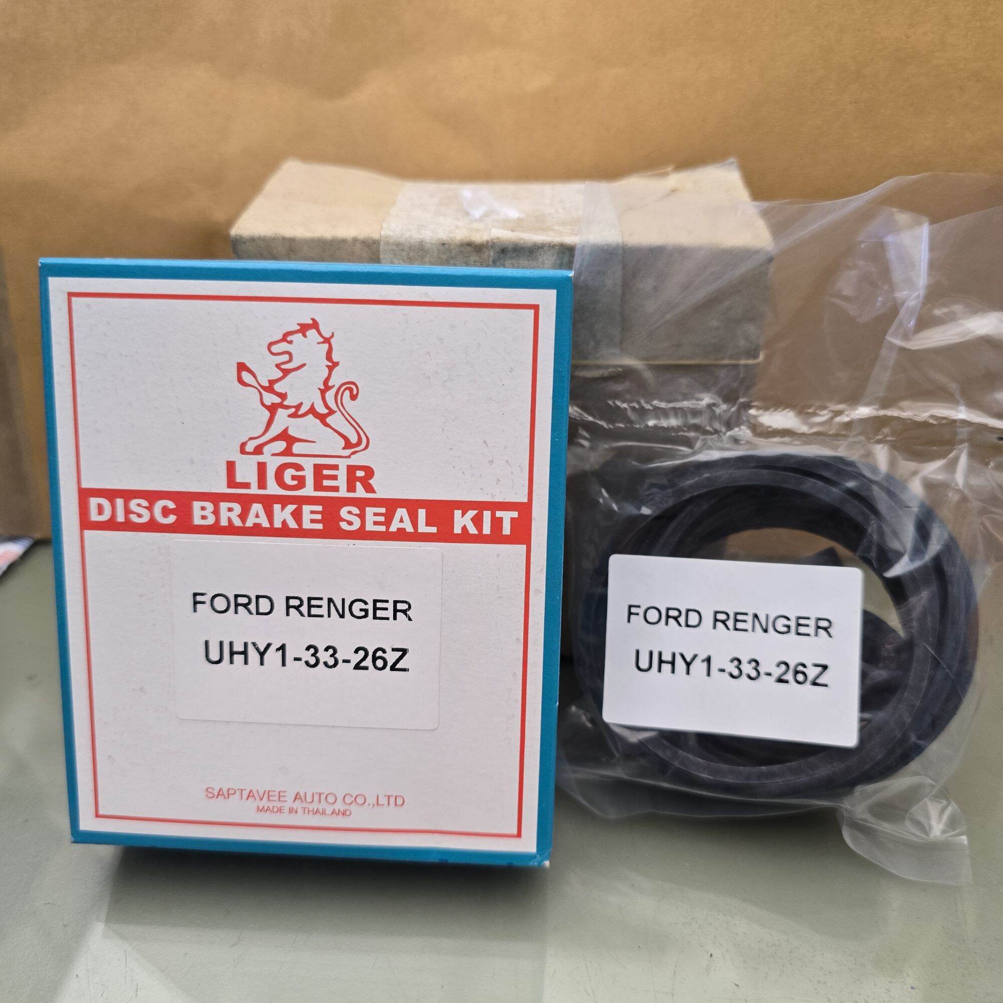 Liger Disc Brake Tire Repair Kit Front Disc Brake Repair Kit for Ford Ranger 4X2 (Uhy1-33-26Z) Mazda Fighter # 1 Box Contains 2 Sets. # ราคา 250 บาท*ส่งฟรี