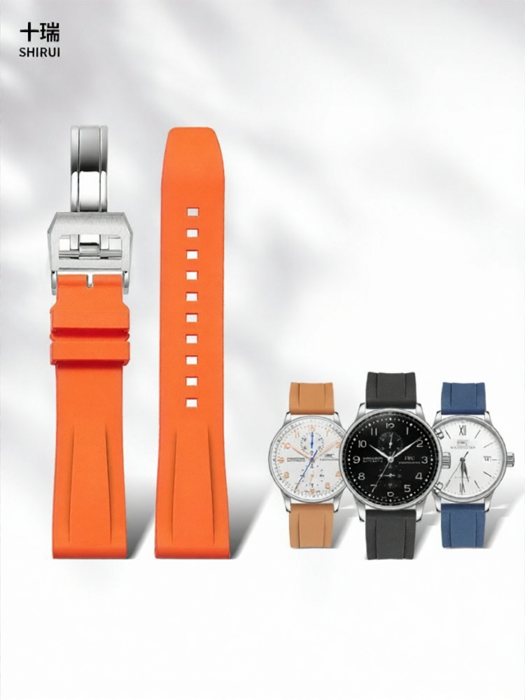 [SHIRUI | Fluororubber Watch Band for IWC Portuguese Chronograph 7 Days Power Reserve Pilot Little Prince Series Men's Watch,SHIRUI | Fluororubber Watch Band for IWC Portuguese Chronograph 7 Days Power Reserve Pilot Little Prince Series Men's Watch,] ราคา 2,792 บาท*ส่งฟรี