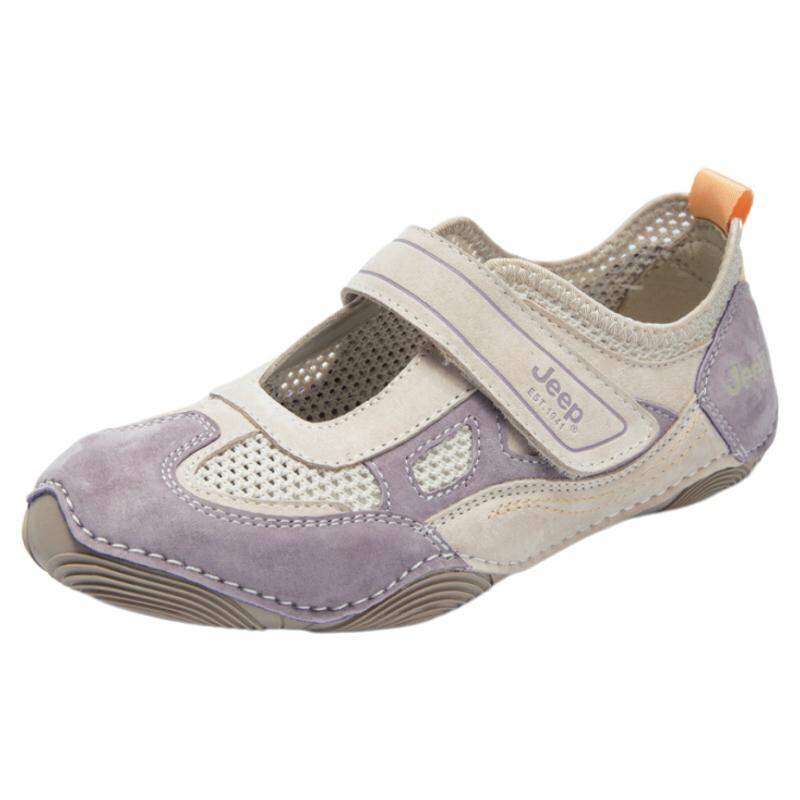Jeep | Women's Mary Jane Shoes Sporty Sandal Thick Sole Velcro Slip-on Ballet Flats ราคา 3,894 บาท*ส่งฟรี