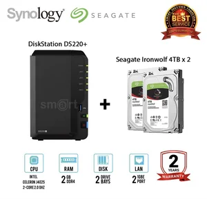 ภาพหน้าปกสินค้า[Set] Synology DS220+ 2-bay NAS + 2 x Seagate Ironwolf 4TB/6TB/8TB ที่เกี่ยวข้อง
