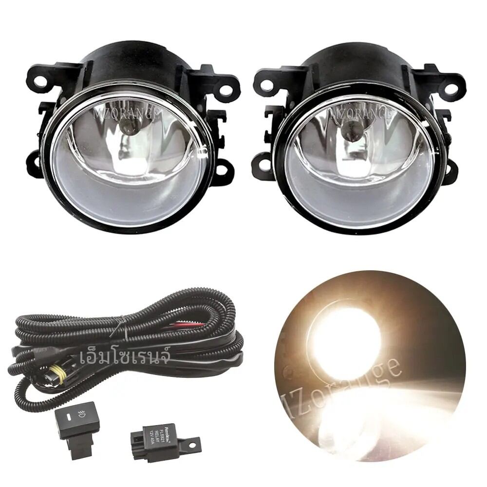 ไฟตัดหมอกไฟหน้าสําหรับ MITSUBISHI ASX Outlander L200 Pajero Grandis Galant 2003-2015 ไฟ LED หมอกกันชนด้านหน้าหมอกโคมไฟ ราคา 186 บาท*ส่งฟรี