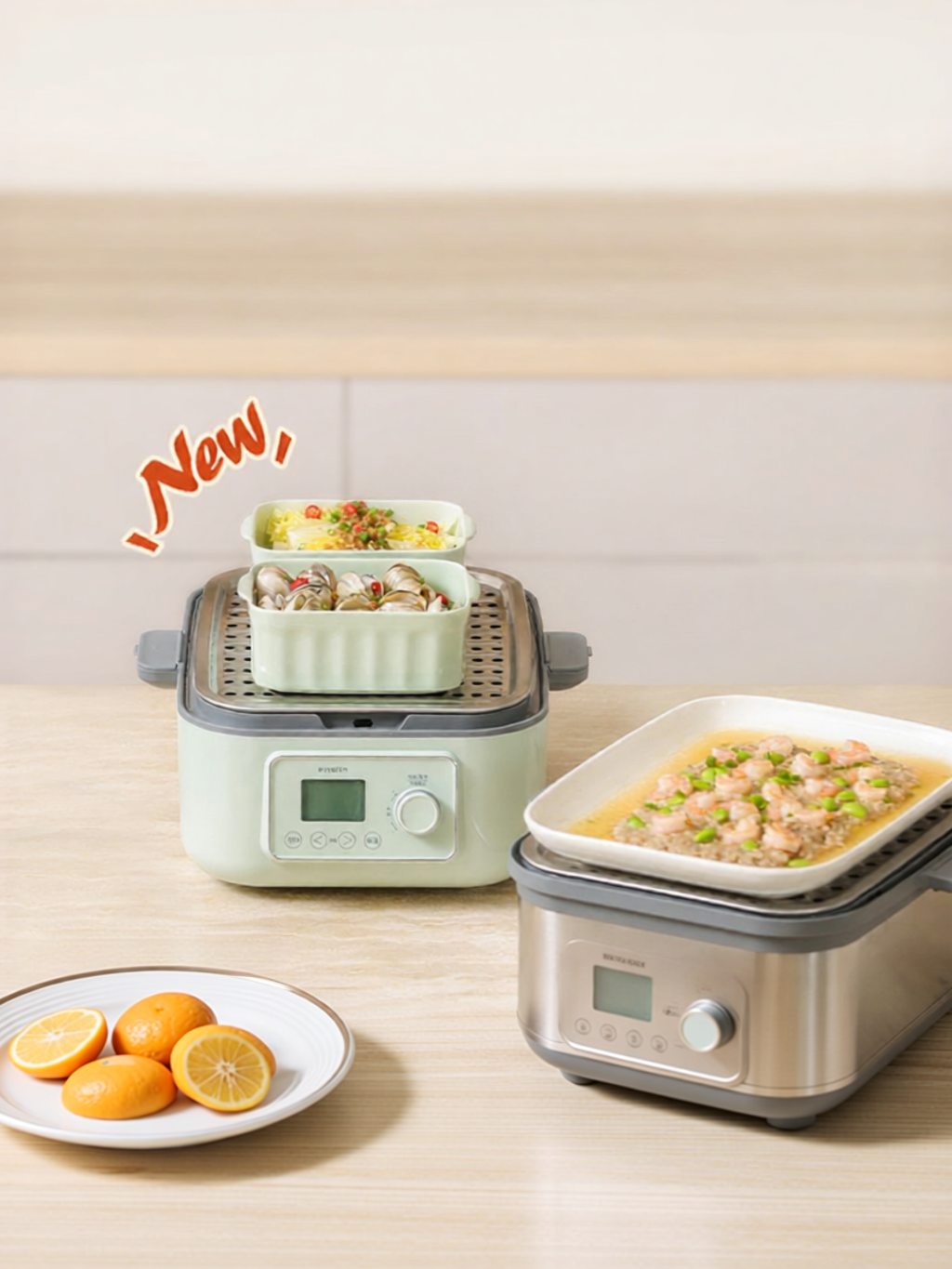 BUYDEEM | Multifunctional Large Capacity Electric Steamer Three Layers ราคา 13,906 บาท*ส่งฟรี