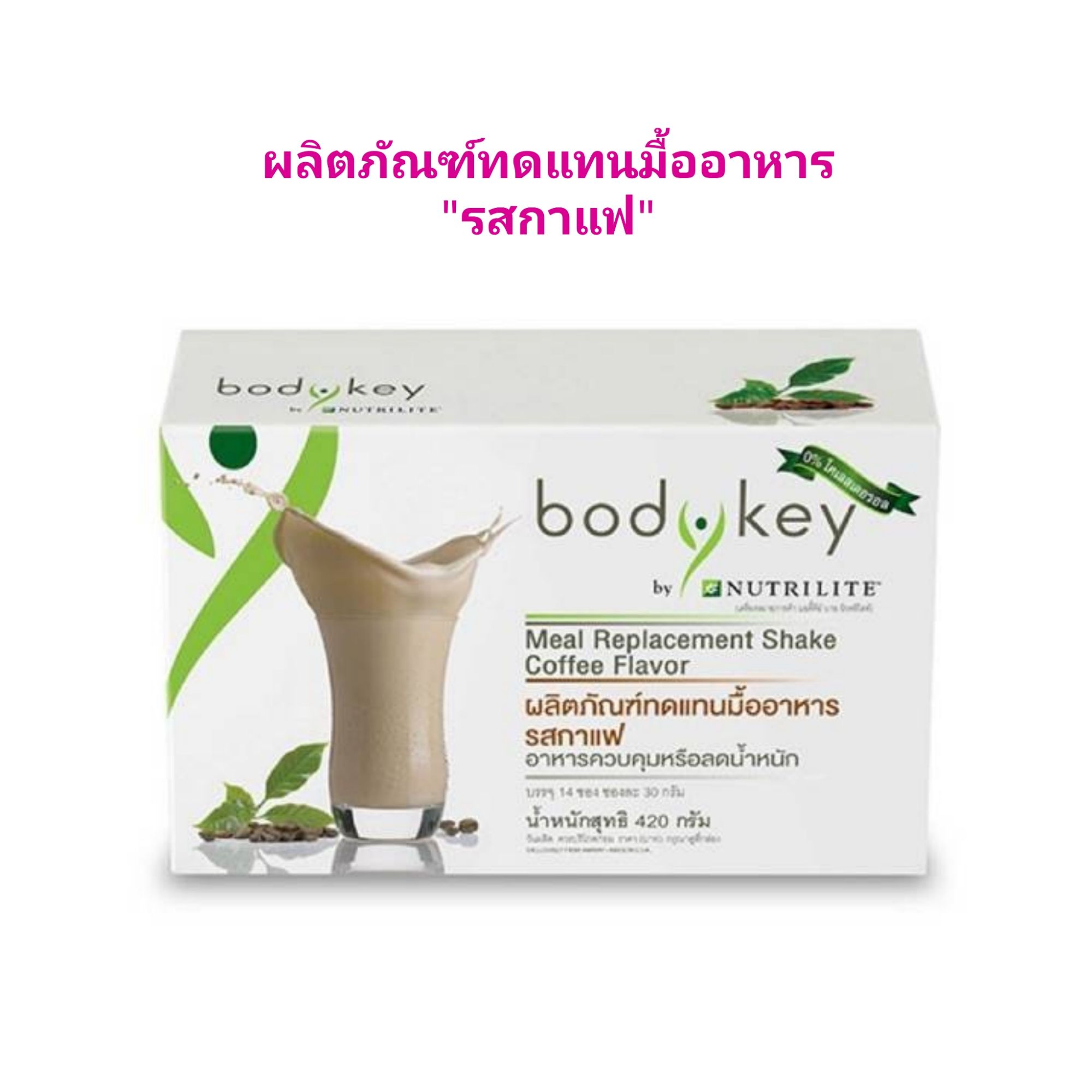Amway บอดี้คีย์ BodyKey Coffee รสกาแฟ แอมเวย์ ฉลากไทย
