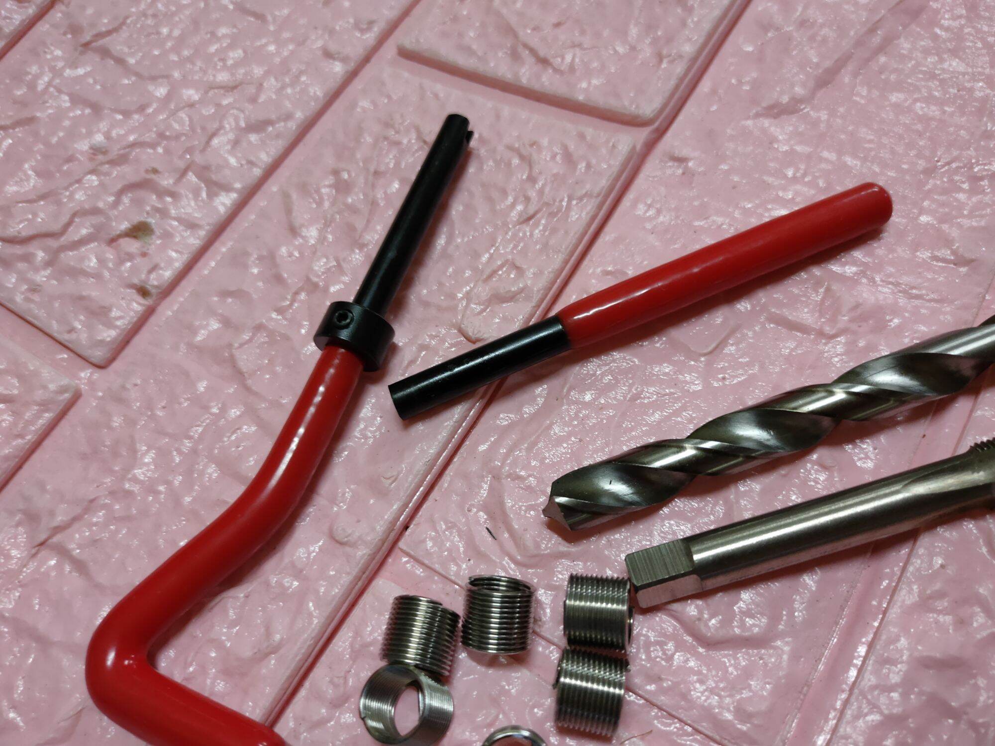 ตาปเกลียวสปิง รีคอย m10*1.0 ตรงเกลียวหัวเทียนมอไซ4T. สปิง15ตัว BB_6688 ThaiPick