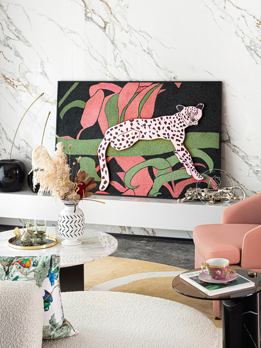 [YUSAN | Money Leopard Animal LED Light Decorative Wall Art,YUSAN | Money Leopard Animal LED Light Decorative Wall Art,] ราคา 7,719 บาท*ส่งฟรี