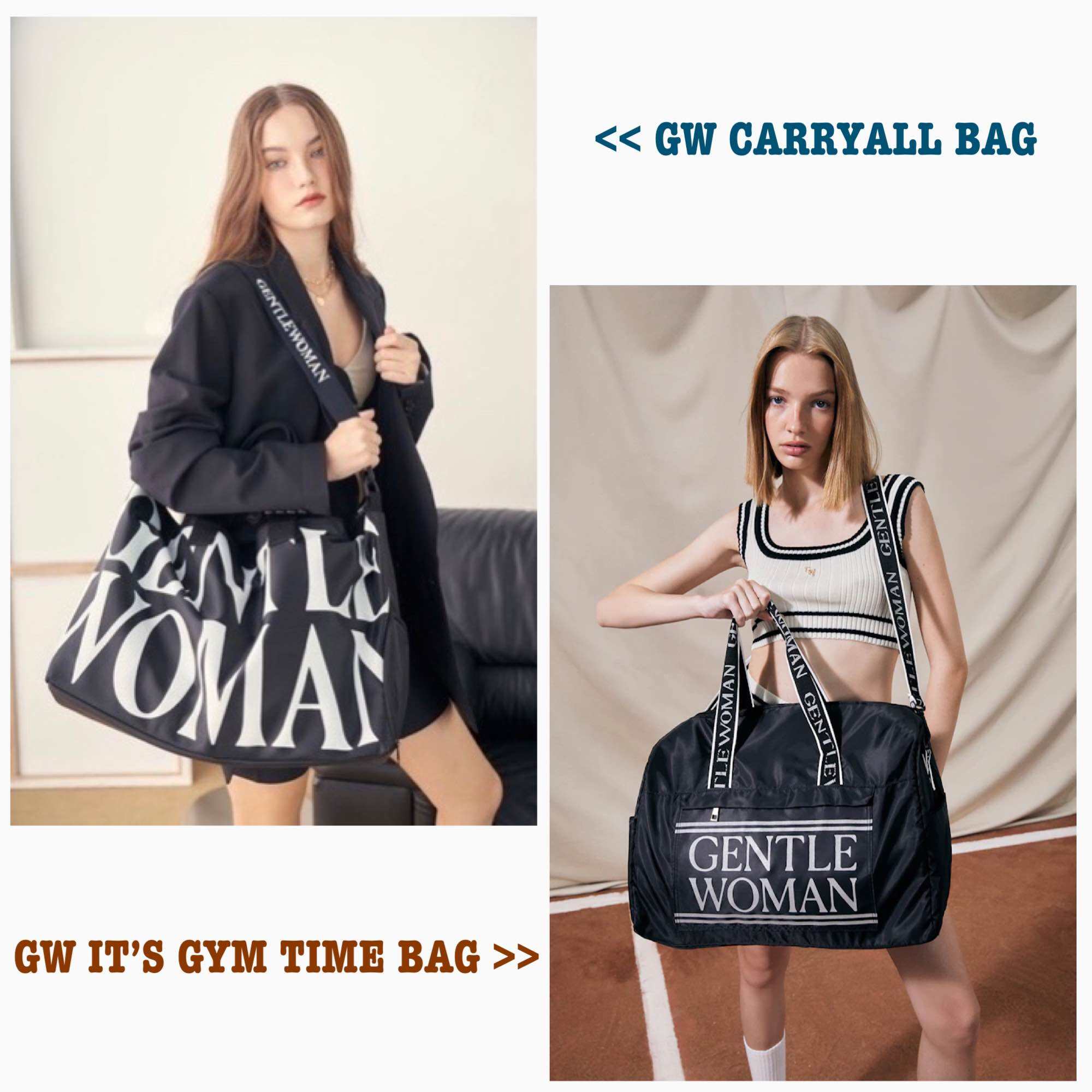 【Gentlewoman】GW Carryall バッグ GW CARRYALL BAG 🖤 #GENTLEWOMANclub