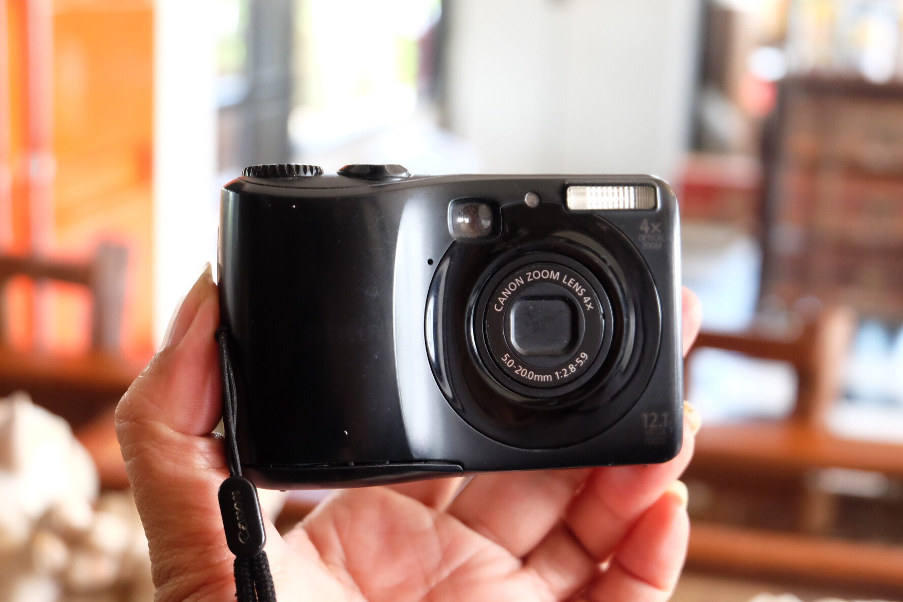 (Second Hand) Canon Powershot A1200, Full System, Includes Batteries. ราคา 3,990 บาท*ส่งฟรี