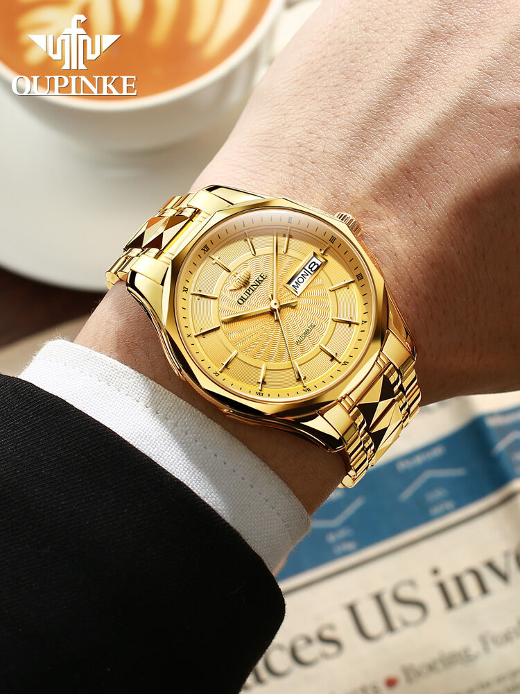 OUPINKE | Night-Light Waterproof Mechanical Men's Watch ราคา 14,288 บาท*ส่งฟรี
