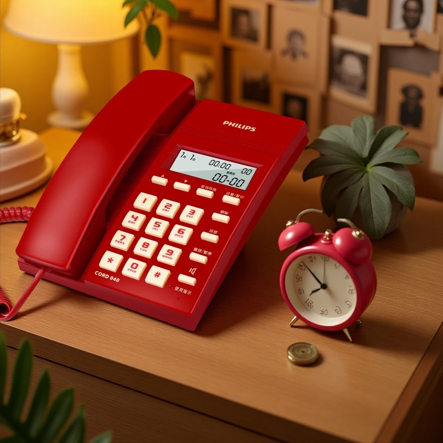 Philips | Battery-Free Display Fixed Telephone ราคา 400 บาท*ส่งฟรี