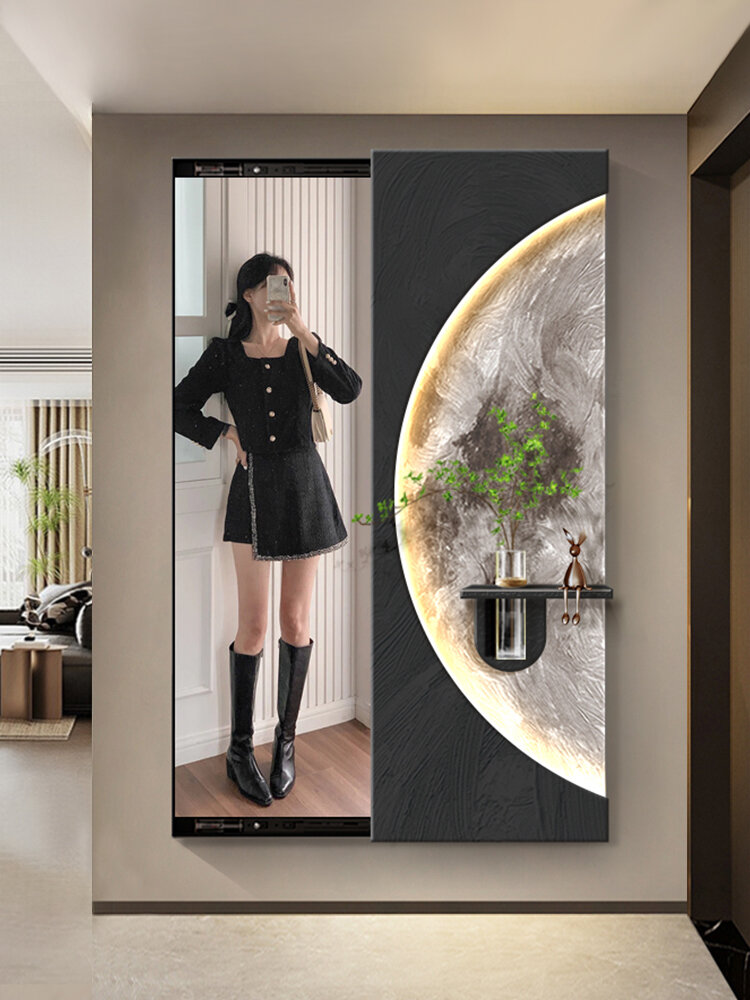 ARTPIONEER | Push-Pull Invisible Full Length Mirror 3D Hydroponic Plant Moon Theme ราคา 4,453 บาท*ส่งฟรี