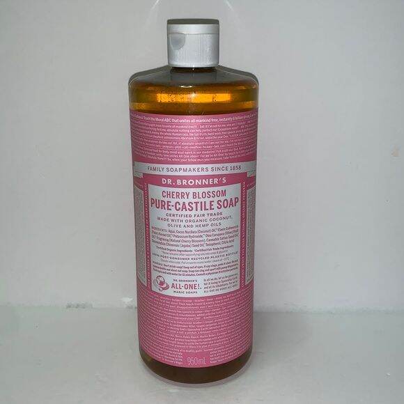 Dr.Bronner's Pure Castile Soap (Lavender, Cherry Blossom, Earl Grey, Tea Tree, Citrus Orange