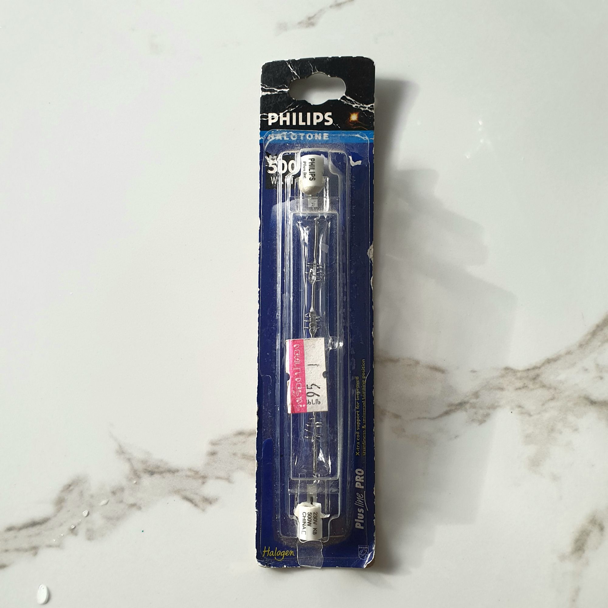 หลอดฮาโลเจน Philips 500W 230V R7s plus line pro **ร้านไฟฟ้าเลิกกิจการ**