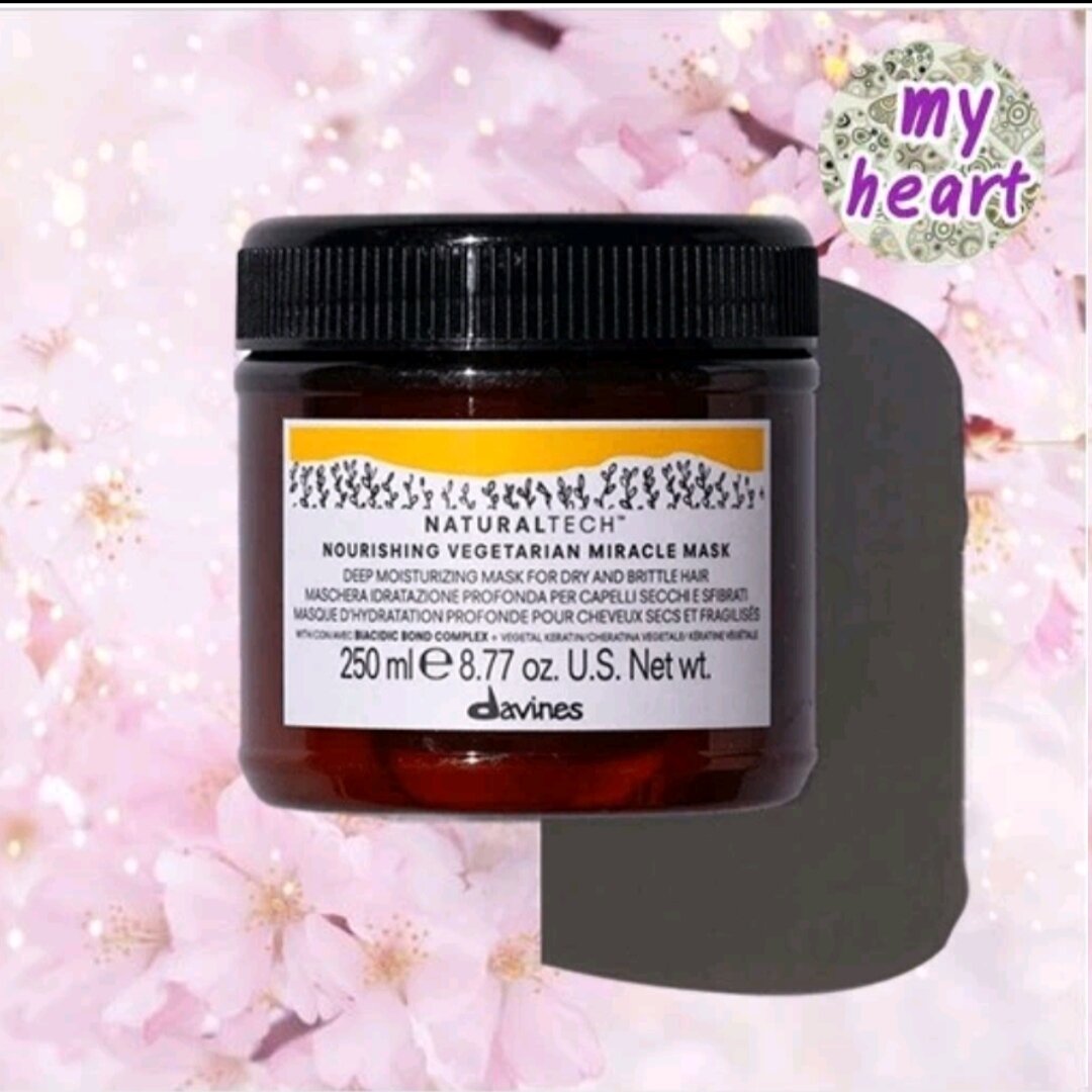Davines Nourishing Vegetarian Miracle Mask 250/1000 ml (สูตรใหม่) มาส์ก สำหรับหนังศีรษะ และเส้นผมแห้ง สำหรับผมเส้นใหญ่หนา ราคา 1,272 บาท*ส่งฟรี