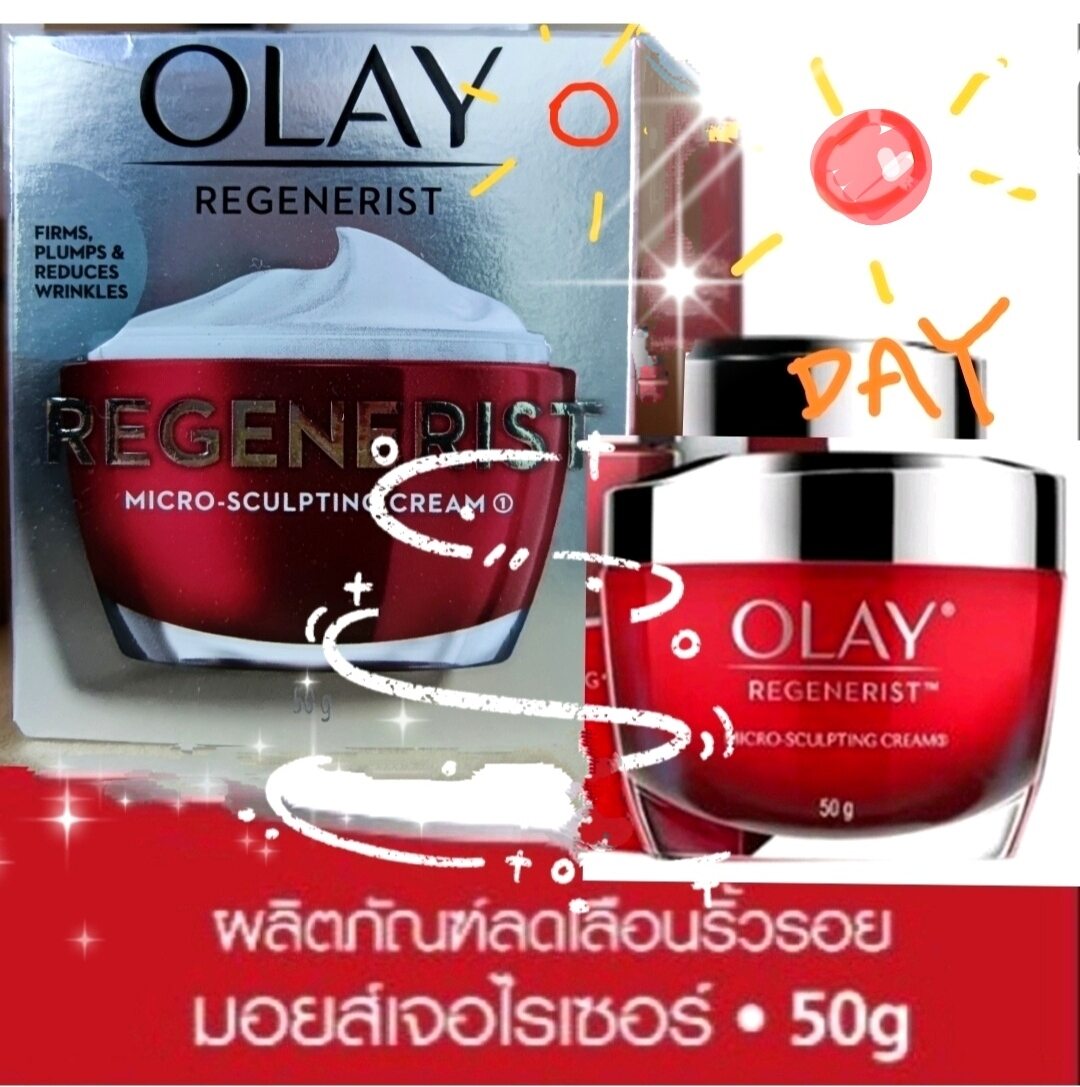 Olay Day(50g.) Olay Regenerist Micro-Sculpting Advanced Anti-Ageing Moisturizer Daycream Olay Regenerist Micro-Sculpting Day Cream ราคา 519 บาท*ส่งฟรี