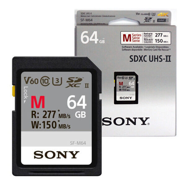 Sony | Sf-M64/T2 Sd U3 64Gb Memory R277Mbs W150Mbs Sony Genuine Official Dealer Hi ราคา 4,856 บาท*ส่งฟรี