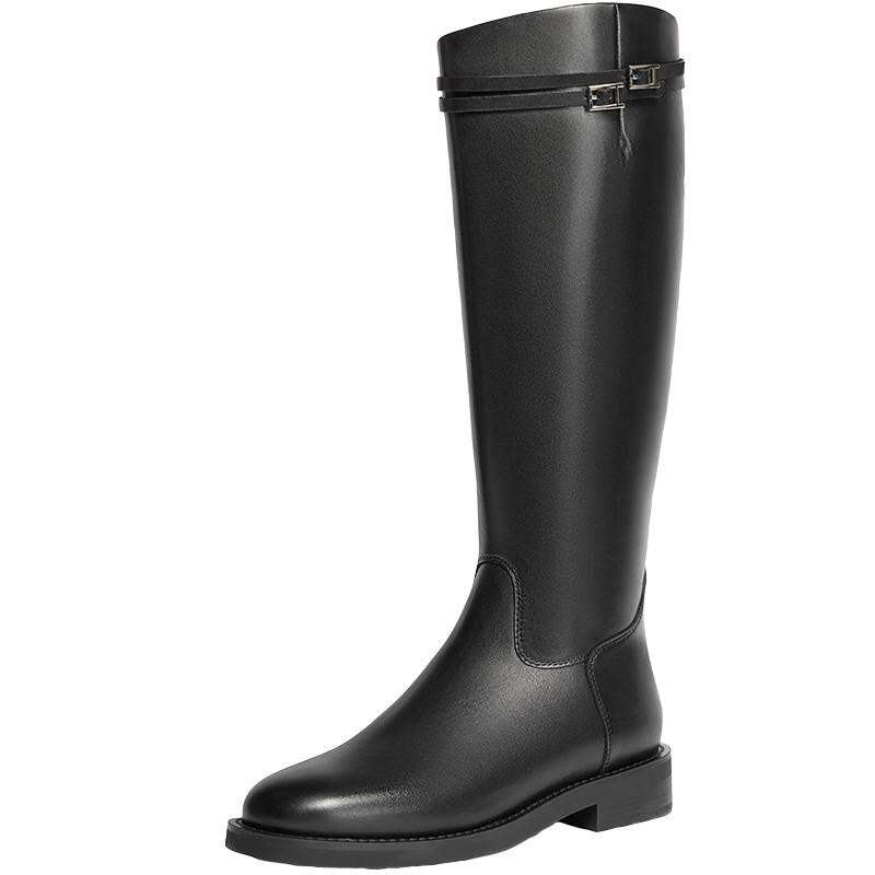 belle | Warm Fleece High Over-the-Knee Boots Slim Large Cuff ราคา 8,953 บาท*ส่งฟรี