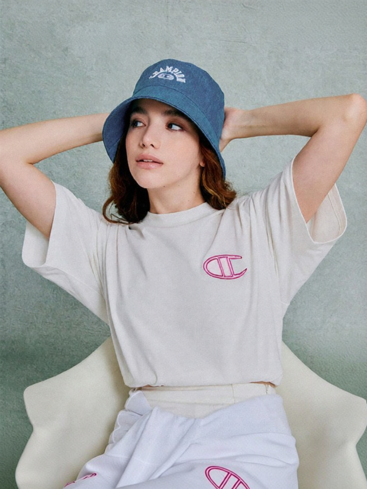 Champion | Wide Brim Flat Top Casual Baseball Cap