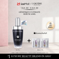 LANCOME GENIFIQUE ULTIMATE DUAL-REPAIR AUGMENTED SERUM 50 ML สูตรใหม่! เซรั่มอันดับ 1 จากลังโคม ชุ่มชื้นมากขึ้น ฟื้นผิวเสียสะสม ใน 1 สัปดาห์* ด้วยเทคโนโลยีจดสิทธิบัตร เบต้ากลูแคนบริสุทธิ์ 98%  (Betaglucan)