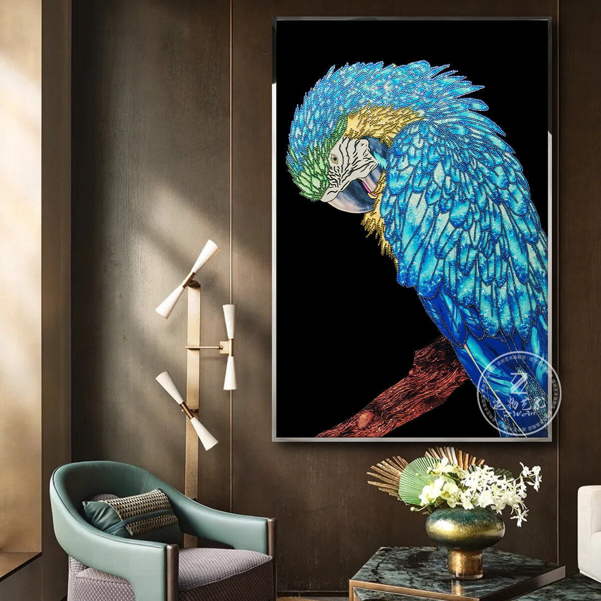 ZWART | Modern Minimalist Luxury Shell and Crystal Decorative Wall Art ราคา 14,009 บาท*ส่งฟรี