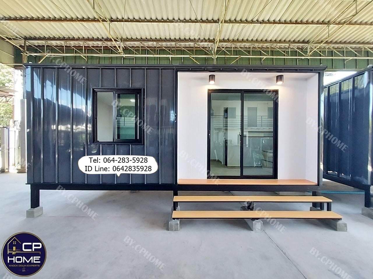 บ้านน็อคดาวน์CP-HOME ขนาด 6×3ม. ราคา  199,000 บาท*ส่งฟรี