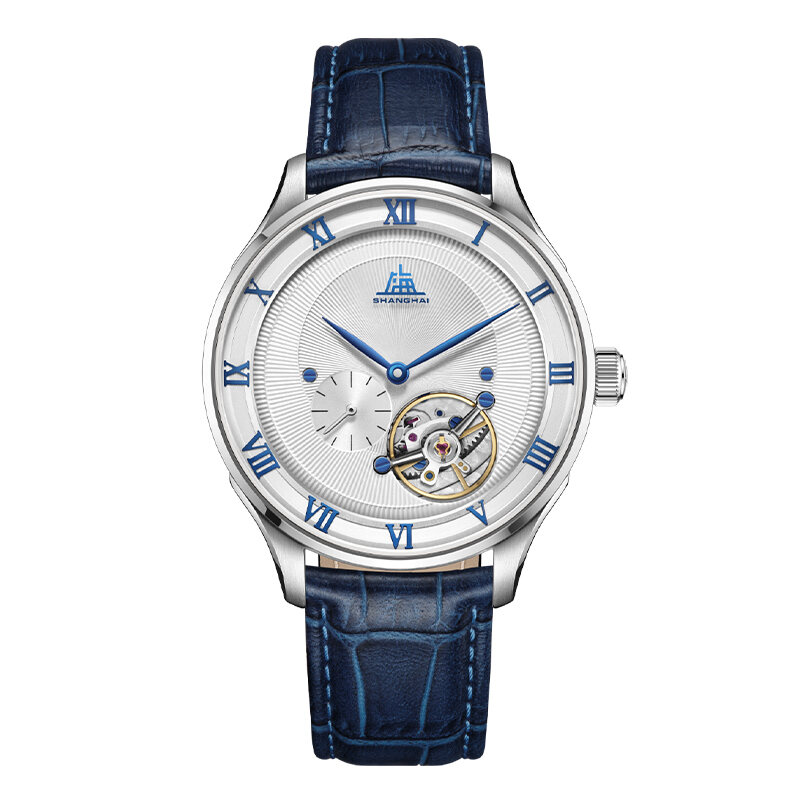 Shanghai | Tribute Series Tourbillon Manual Mechanical Watch for Business Men ราคา 85,734 บาท*ส่งฟรี
