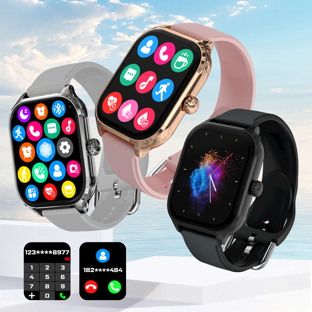 laxasfit | LAXASFIT H9 สมาร์ทนาฬิกาโทรตอบรับสายการติดตามการออกกําลังกาย Heart Rate Sleep Monitor บลูทูธ Smartwatch Man Woman ของขวัญ ราคา 321 บาท*ส่งฟรี