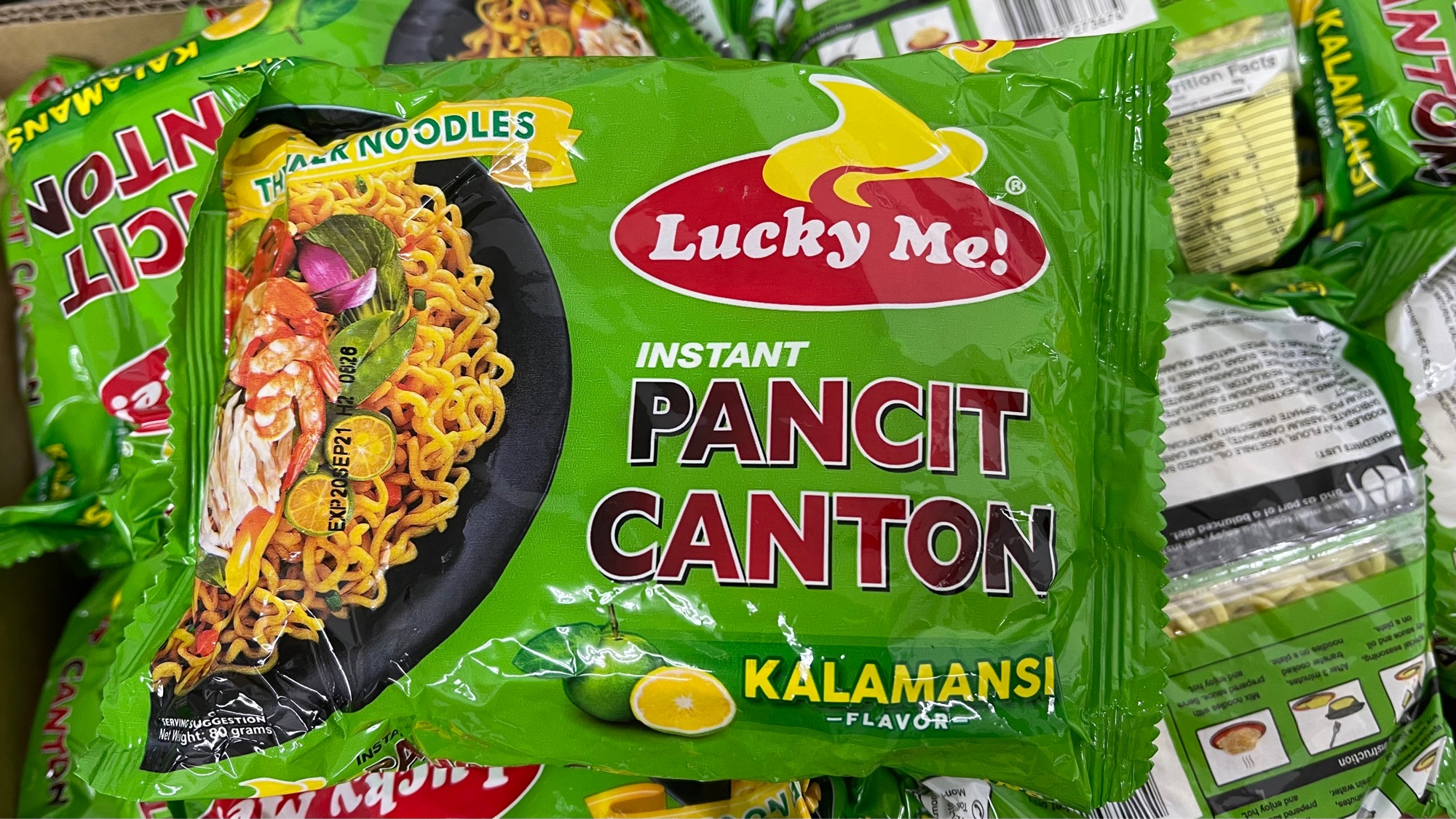 Lucky Me Pancit Canton Kalamansi