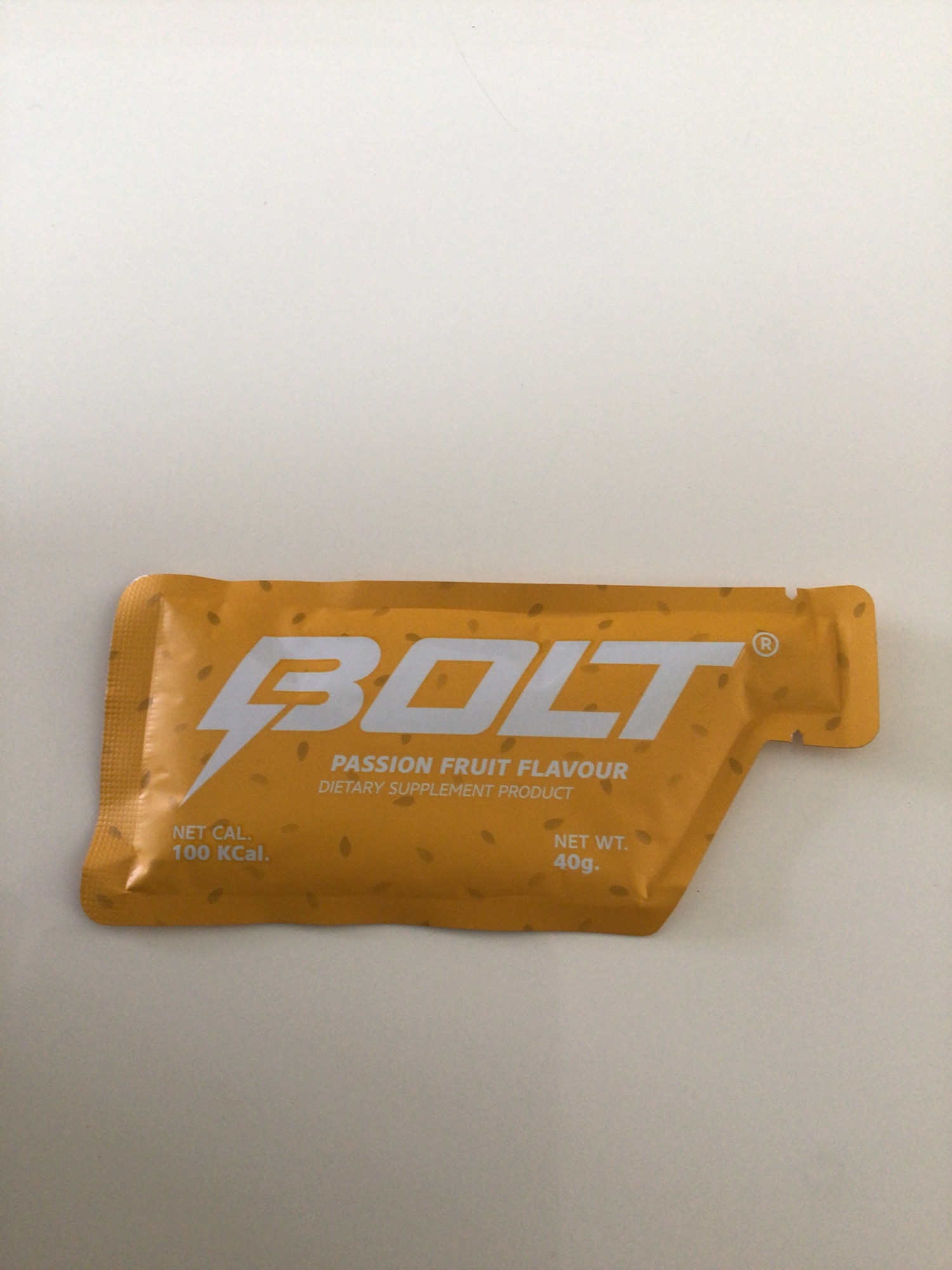 Bolt Energy Gel Passion Fruit Flavour