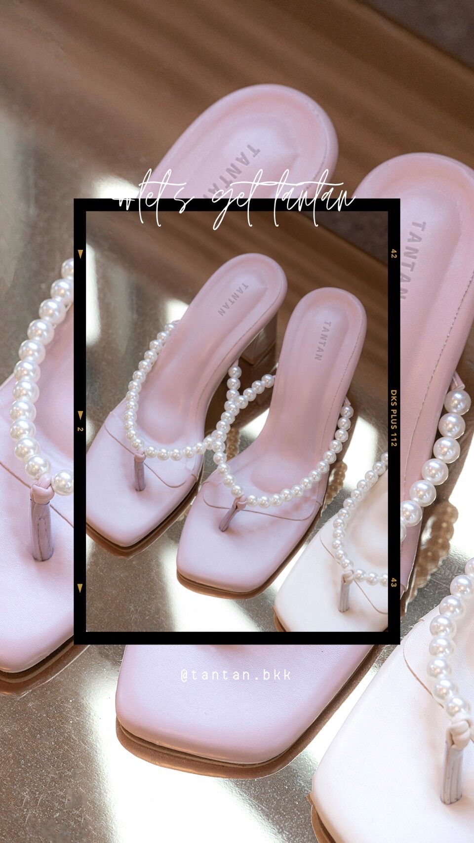 SandShoesT001 pink - ยี่ห้อ tantan.bkk ราคา 1,490 บาท*ส่งฟรี