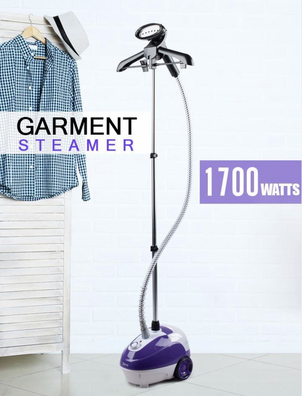 เตารีดไอน้ำแบบยืน Garment Steamer 1700 watts