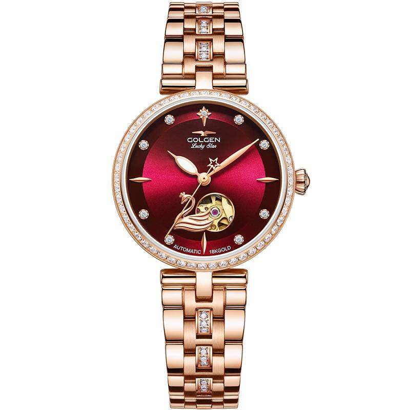 GOLGEN | Hollow 18K Gold Luxury Women's Watch ราคา 23,506 บาท*ส่งฟรี