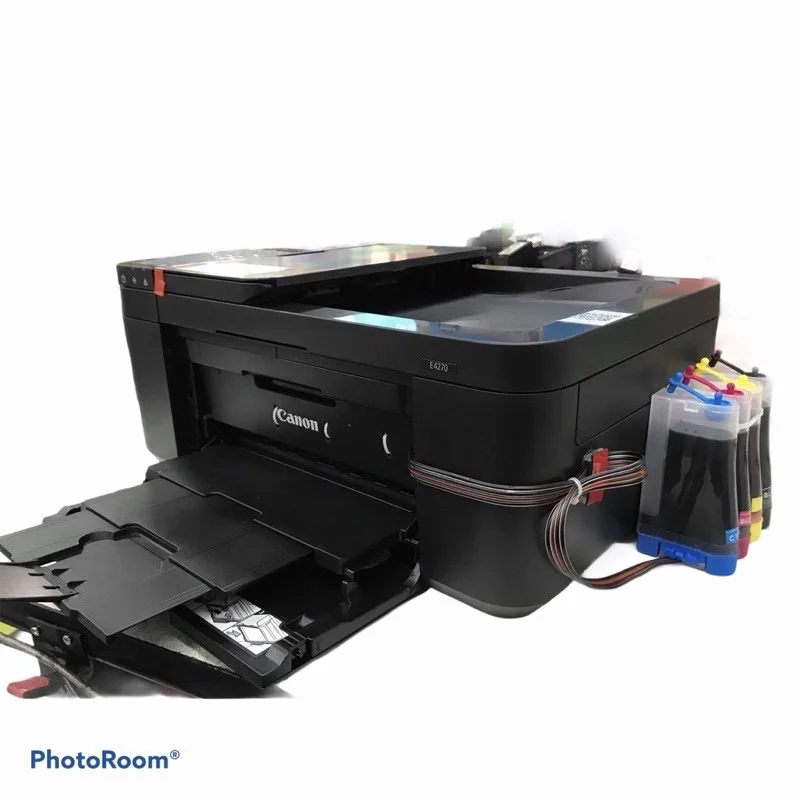 Canon Printer Inkjet All-In-One Pixma E480 พร้อมแทงค์ใหม่ตลับหมึกใหม่100เปอร์เซ็น