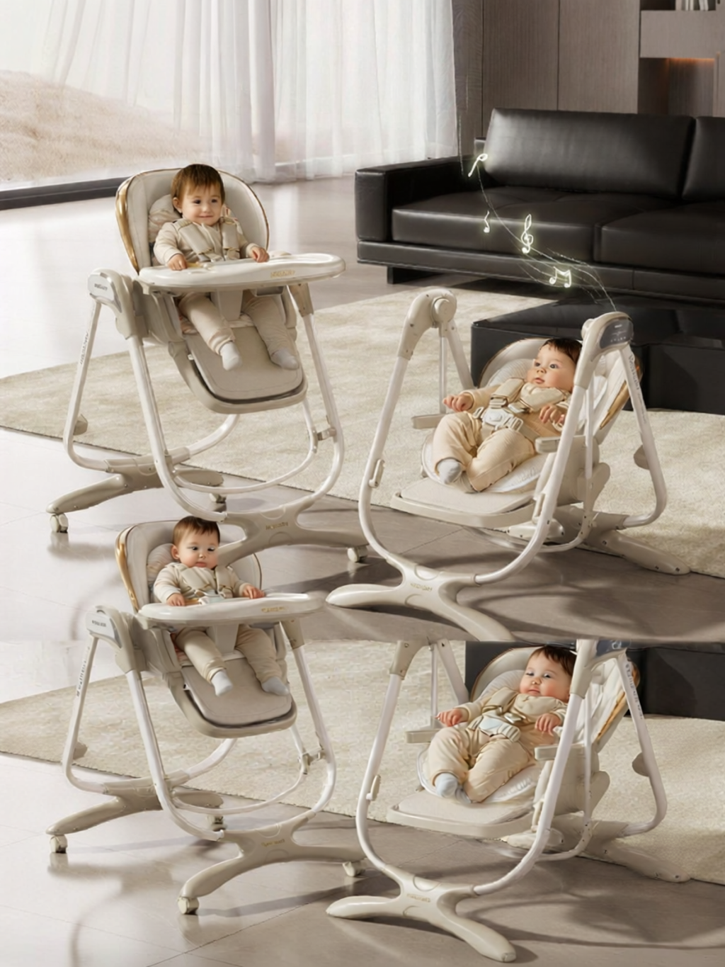 Hagaday | Baby Dining Chair & Rocking Chair Dual Use ราคา 7,582 บาท*ส่งฟรี