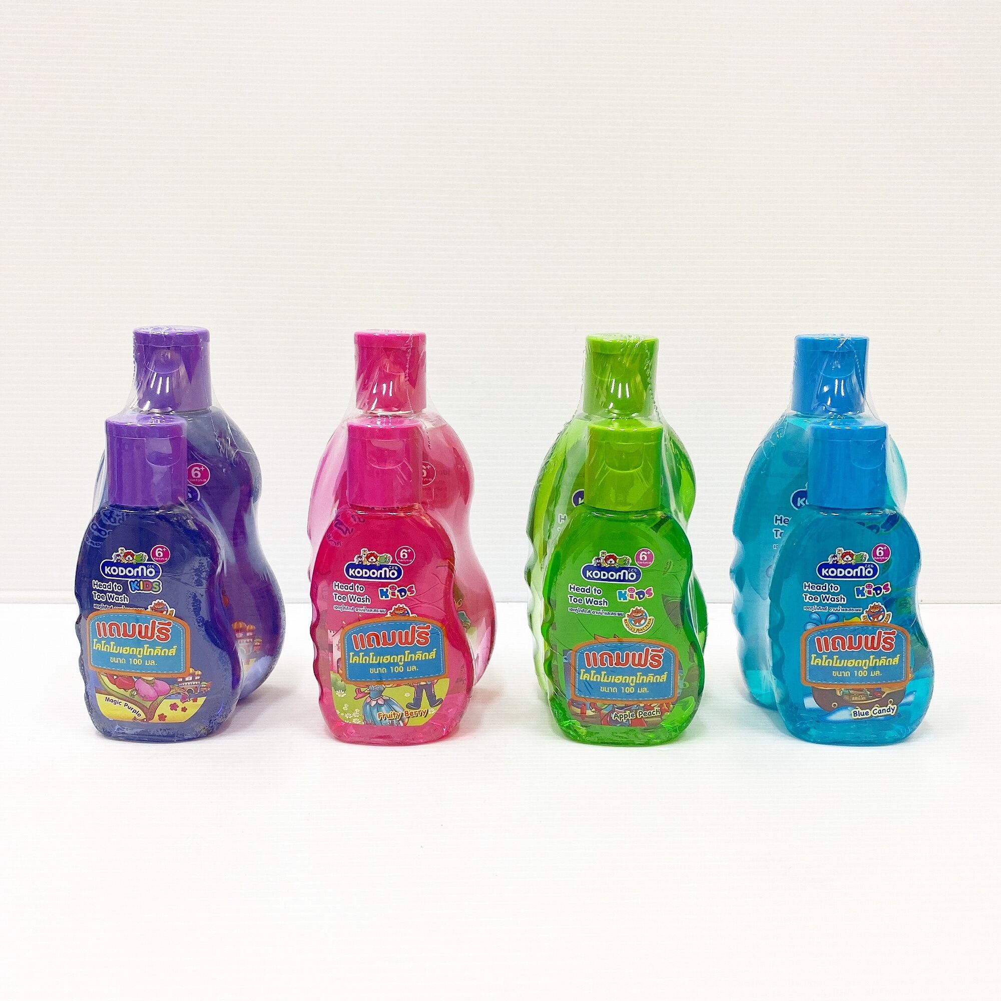 Kodomo head to toe wash Kids โคโดโม คิดส์ อาบน้ำและสระผม 200 ml แถม 100 ml