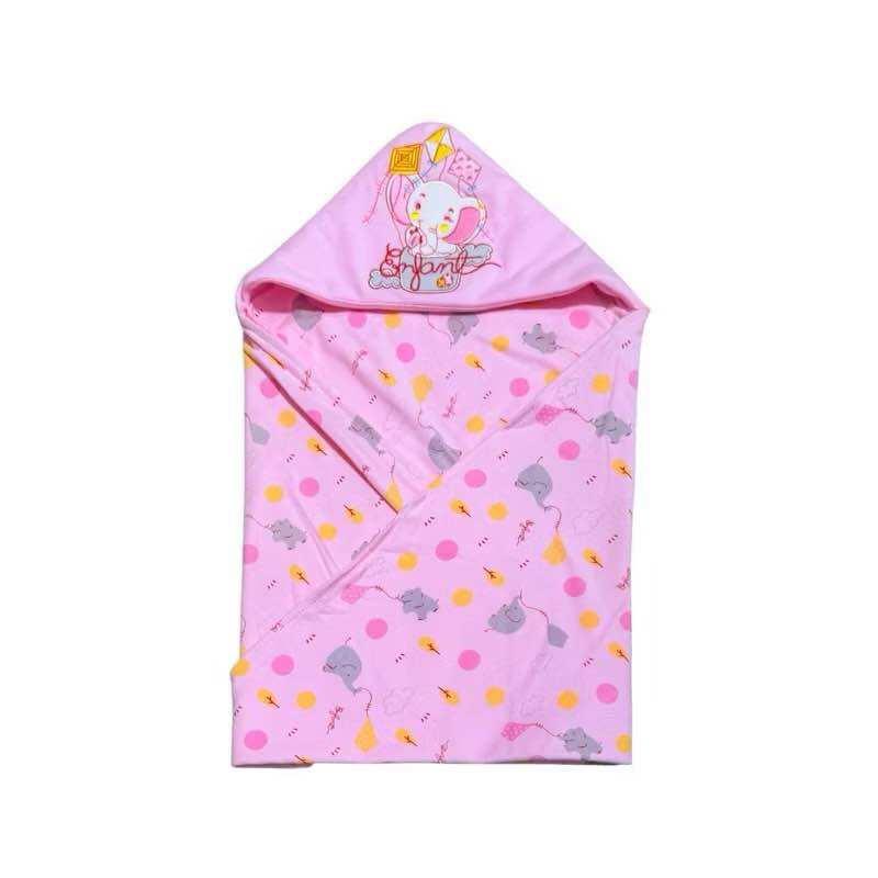 Enfant อองฟองต์ ผ้าห่อตัวคอตตอนทอ2ชั้น หนา ใช้ห่ม ใช้ห่อตัวได้ Size 30*30 นิ้ว(76CmX76Cm)